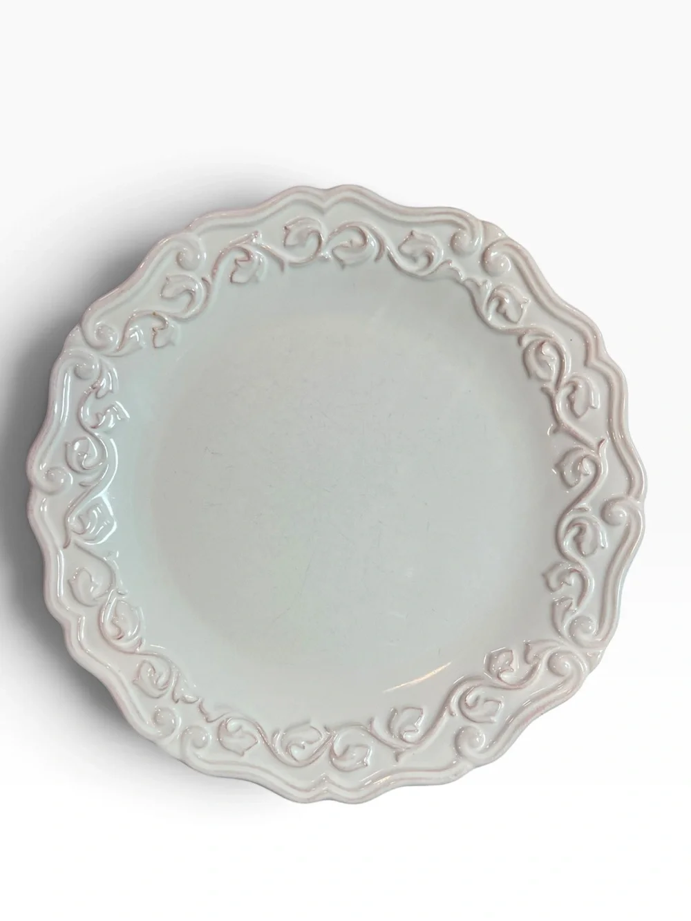 Felice Ivory by JC Penney – Set of 2 Dinner Plates 11” plates by Chris Madde